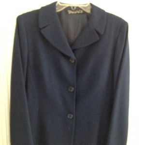Navy wool Crepe Suit by Tahari